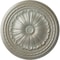 Ekena Millwork Alexa Ceiling Medallion (Fits Canopies up to 2 7/8"), Hand-Painted Flash Gold, 20 1/2"OD x 1 7/8"P CM20ALFLS - alternate 1